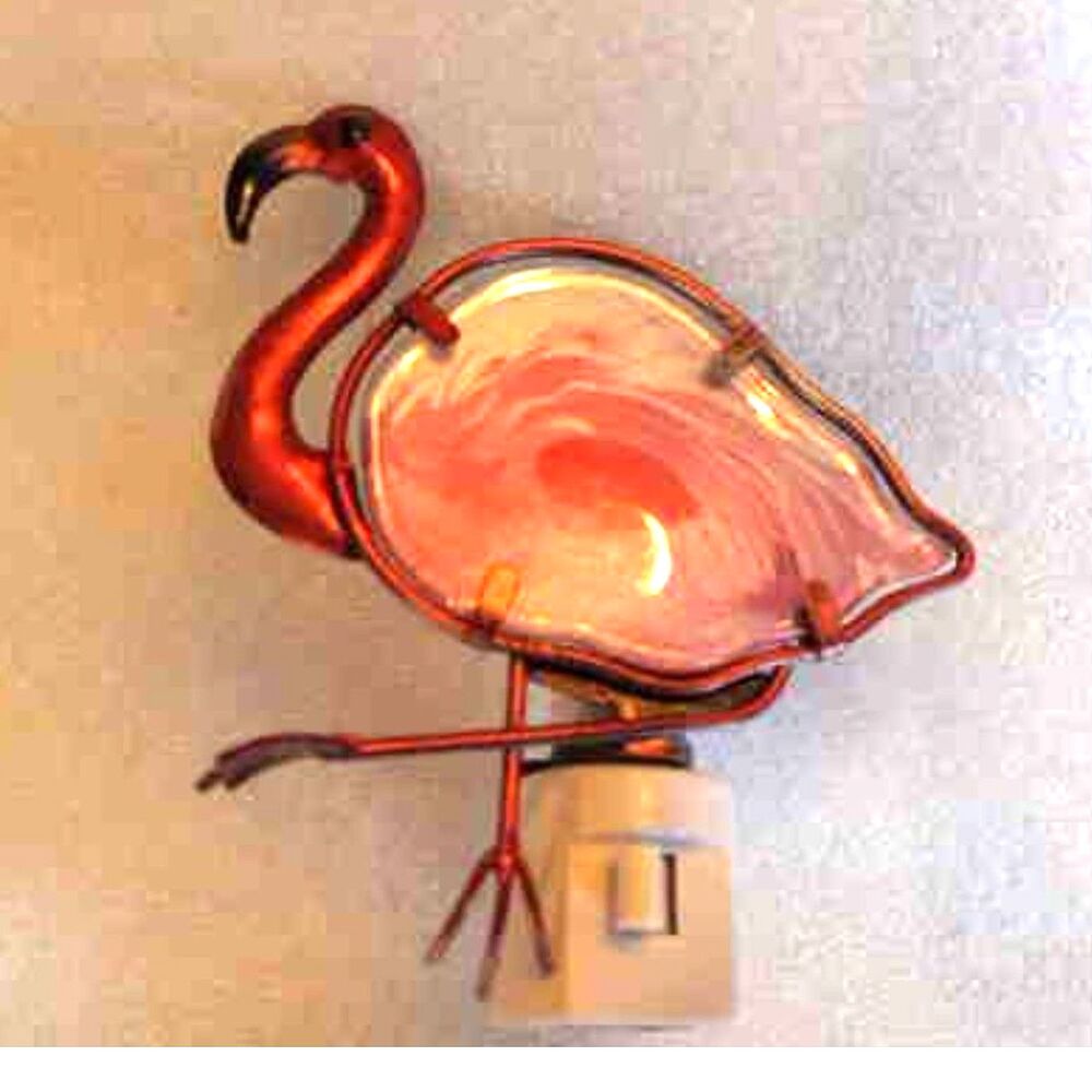 Flamingo Night Light by Regal Art & Gift WORKS GREAT Bulb Included Beach Decor